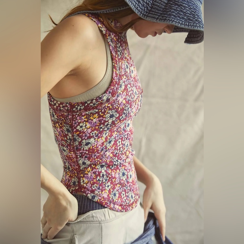 Free People Movement Printed Wishful Tank